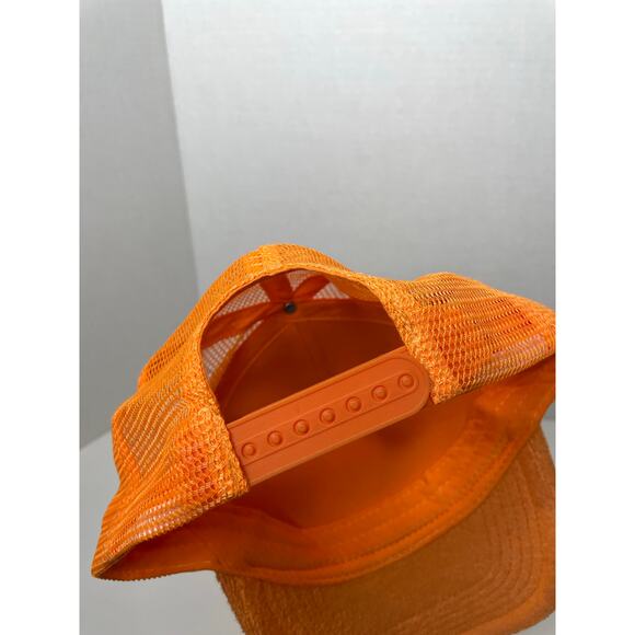 BOYS LIE Truck Hat Snap Back Orange Yellow - Picture 6 of 6